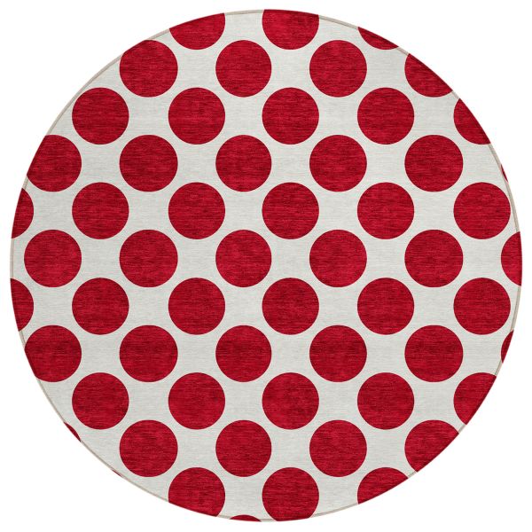 Addison Rugs Chantille Red 8'0" x 8'0" Round