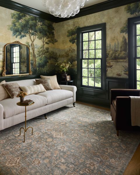 Chris Loves Julia X Loloi Palma PLM-05 Blue / Natural