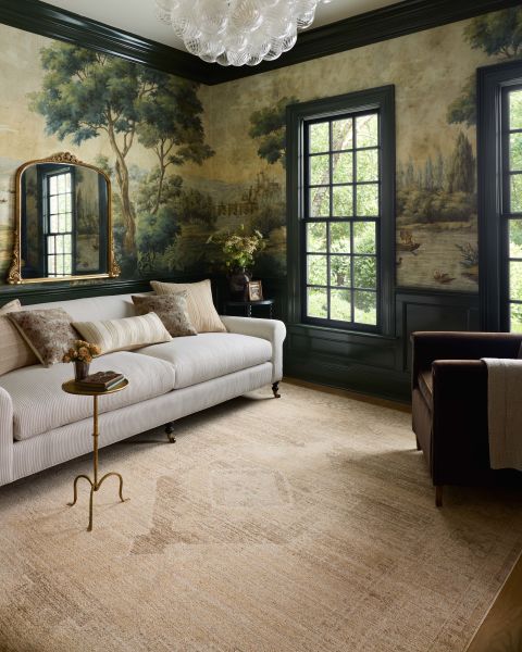 Chris Loves Julia X Loloi Palma PLM-07 Wheat / Taupe