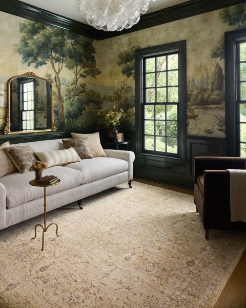 Chris Loves Julia X Loloi Palma PLM-10 Wheat / Bark