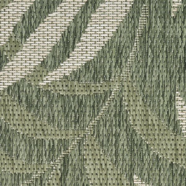 Nourison Home Garden Oasis Green Ivory