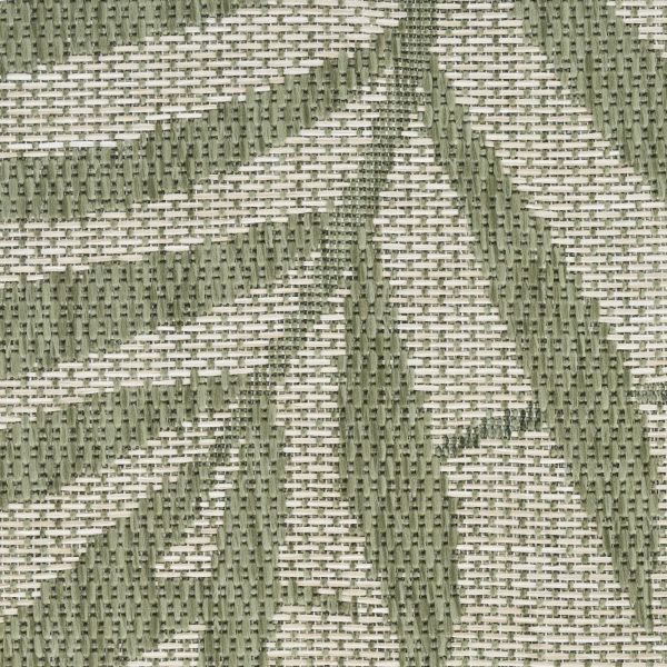 Nourison Home Garden Oasis Ivory Green