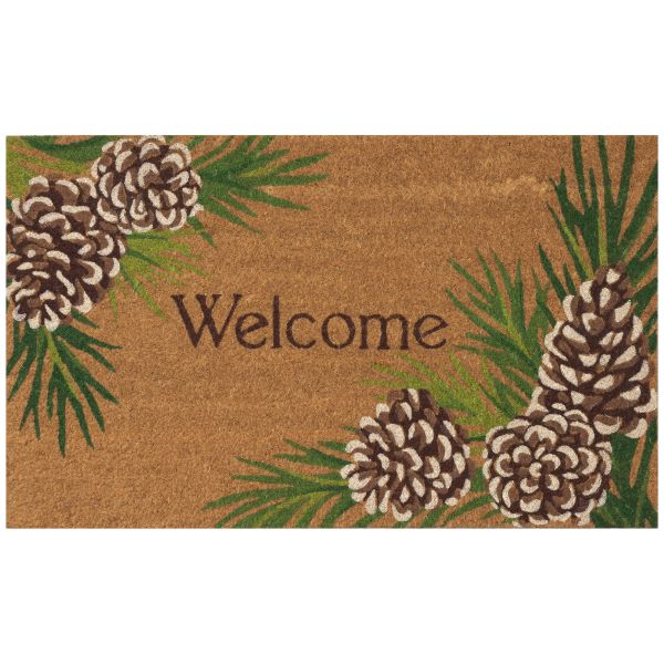 Liora Manne Natura Pinecone Border Natural