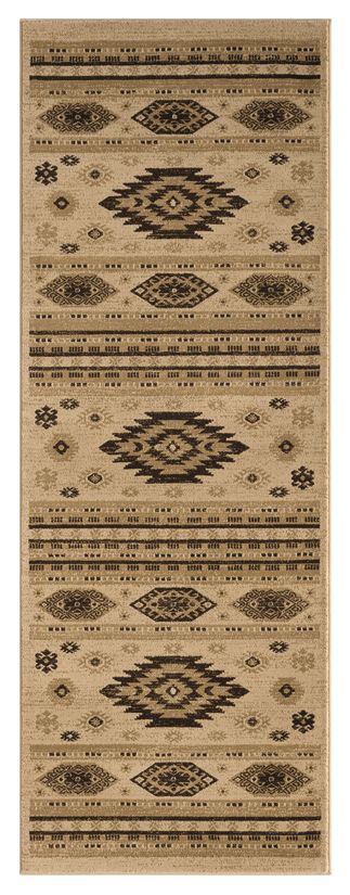 Highlands Eagle Eye Cream 2'7" x 7'2" Runner
