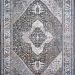 Couristan Gypsy Persian Medallionc Grey/Ivory Collection