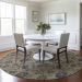 Addison Rugs Chantille Brown 8'0" x 8'0" Round Room Scene