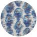 Addison Rugs Chantille Blue 8'0" x 8'0" Round Collection