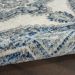 Nourison Home Persian Vintage Ivory Blue 7'10" x 9'10" Room Scene