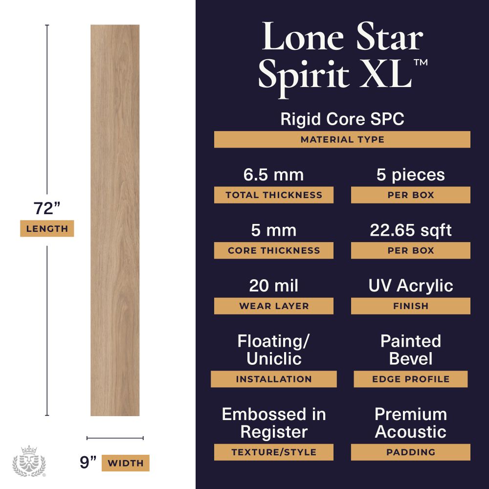 Lions Floor Lone Star Spirit XL Artisan Touch LI-TS201