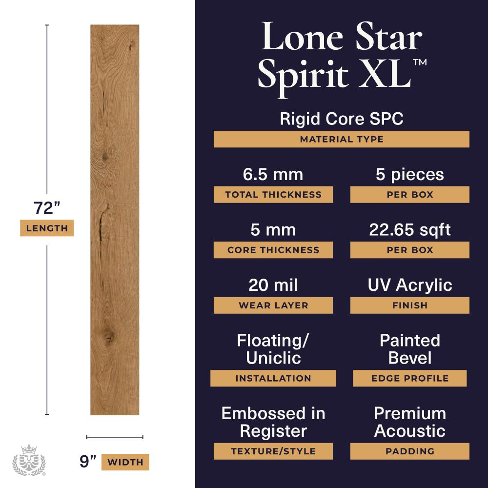 Lions Floor Lone Star Spirit XL Oak Dry-Aged LI-TS204