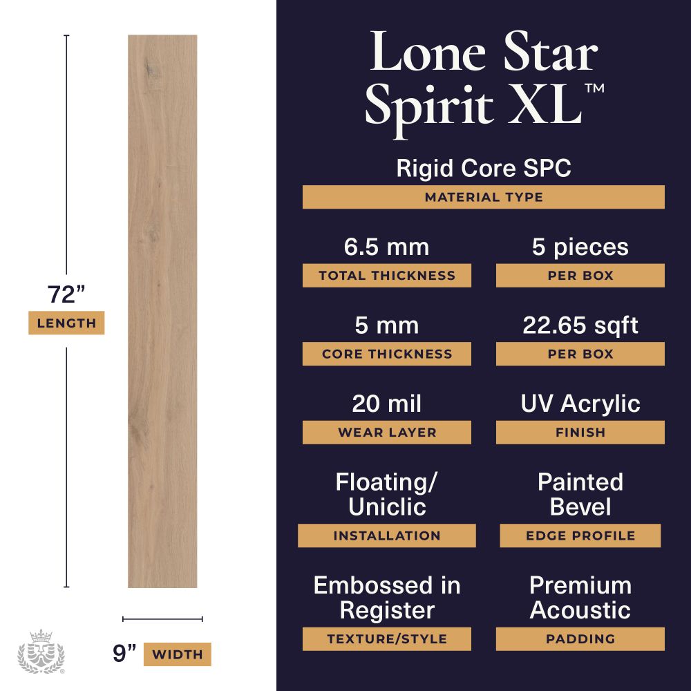 Lions Floor Lone Star Spirit XL Sea Shell LI-TS207