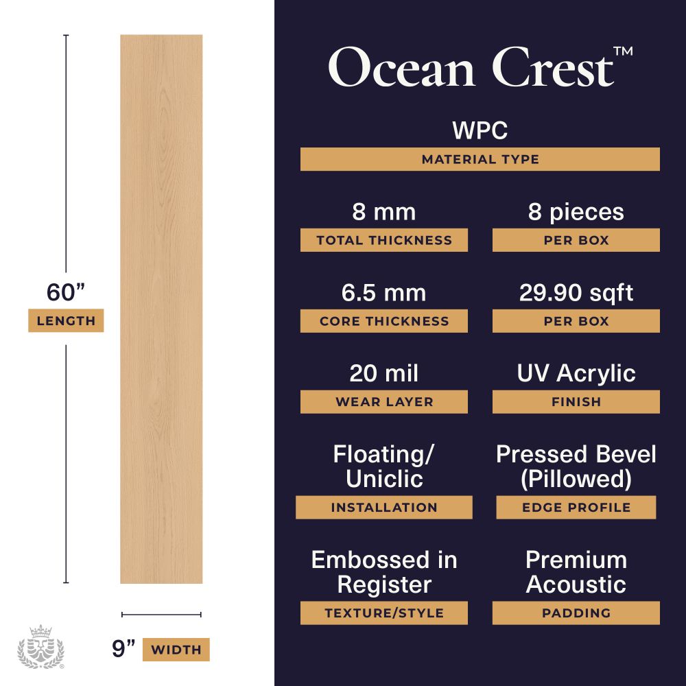 Lions Floor Ocean Crest Coral Drift LI-OC02