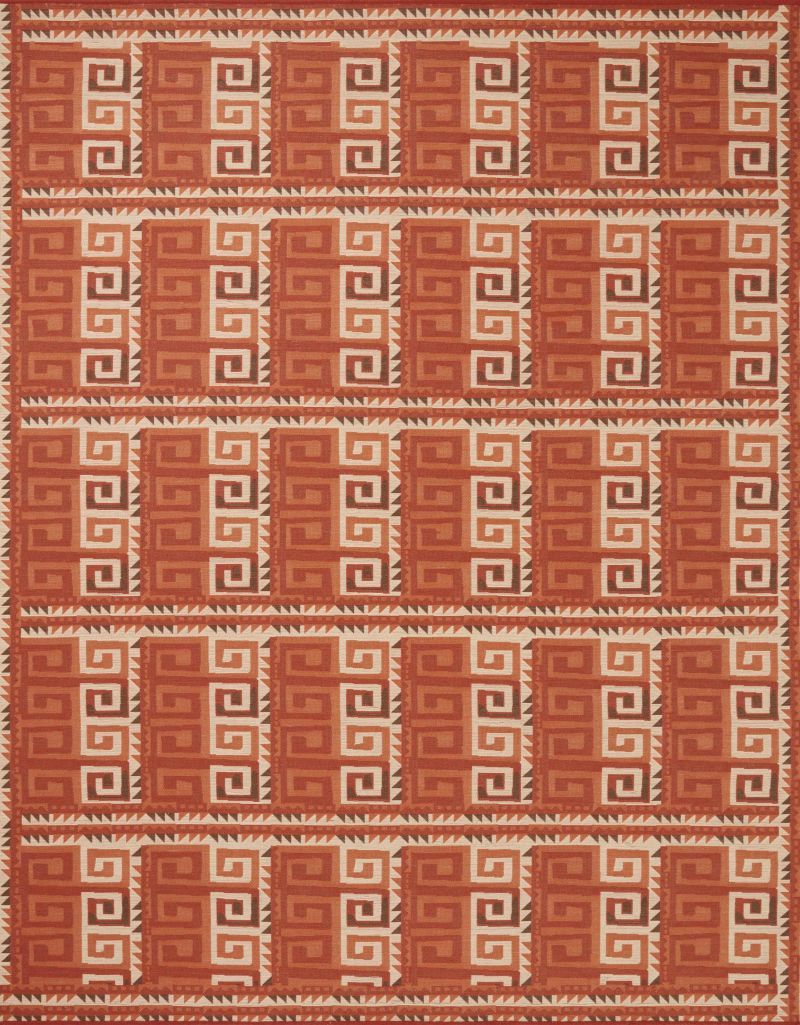 Justina Blakeney x Loloi Ari Outdoor Rug - Spice Ivory