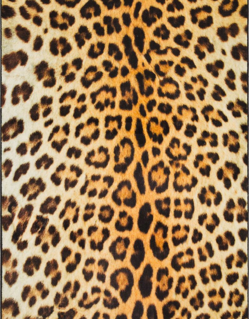 Mohawk Home Prismatic Cheetah Spots Neutral Transitional Animal Print Kids  Precision Printed Area Rug, 8'x10', Tan & Brown 