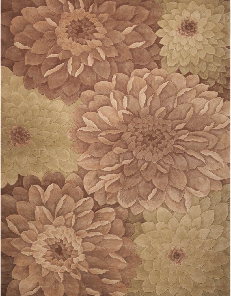 3/8 Taupe Floral