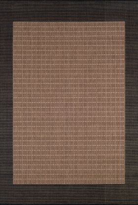 Couristan Recife Checkered Field Cocoa/Black
