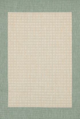 Couristan Recife Checkered Field Natural/Green