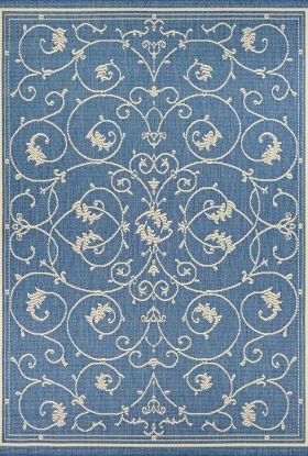 Couristan Recife Veranda Champagne/Blue