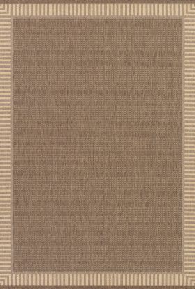 Couristan Recife Wicker Stitch Cocoa/Natural
