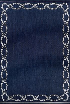Couristan Recife Rope Knot Ivory/Indigo