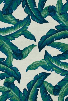 Couristan Covington Palm Leaves Green