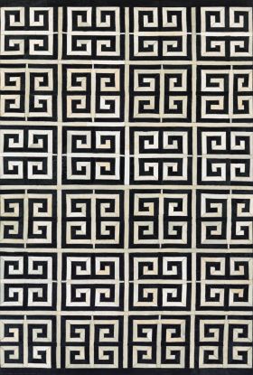 Couristan Chalet Meander Black/Ivory