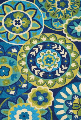 Couristan Covington Rip Tide Ocean/Green