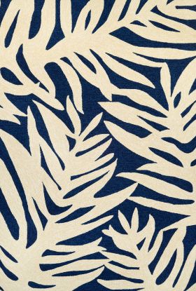 Couristan Covington Palms Navy