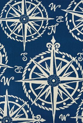 Couristan Outdoor Escape Mariner Navy/Ivory