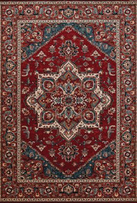 Couristan Old World Classic Antique Mashad Antique Red