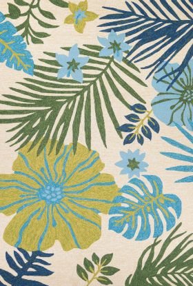 Couristan Covington Summer Laelia Ivory/Fern