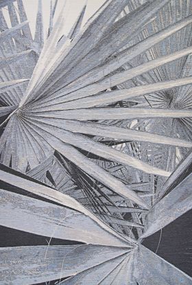 Couristan Dolce Kalamiaris Palms Palm/Silver