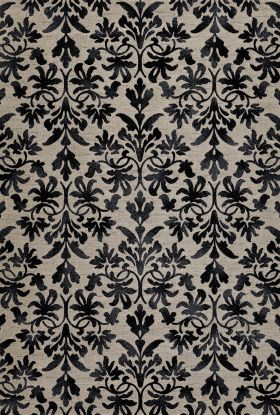 Couristan Everest Retro Damask Grey/Black