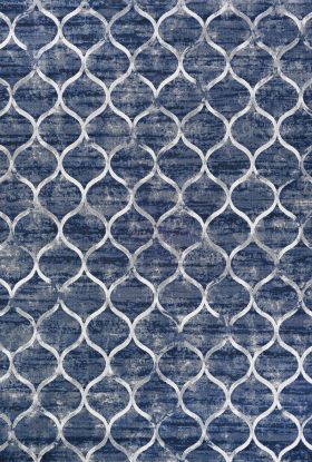 Couristan Easton Ogee Dusk Blue