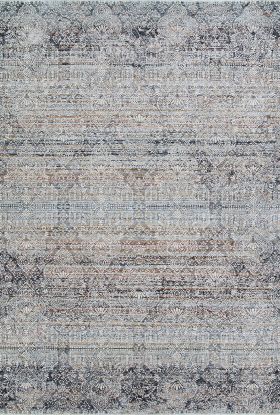 Couristan Luxor Barocco Multi/Antique Beige Pewter