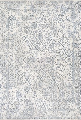 Couristan Marina Lillian Oyster/Slate Blue