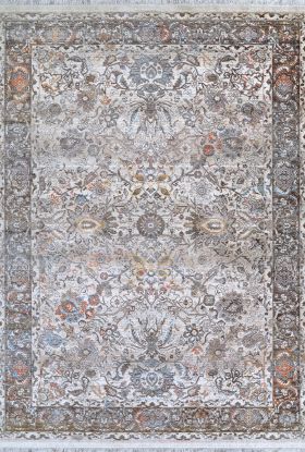 Couristan Halli Floral Kashan Beige/Mocha