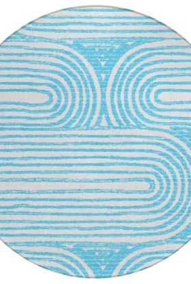 Addison Rugs Chantille Teal 8'0" x 8'0" Round