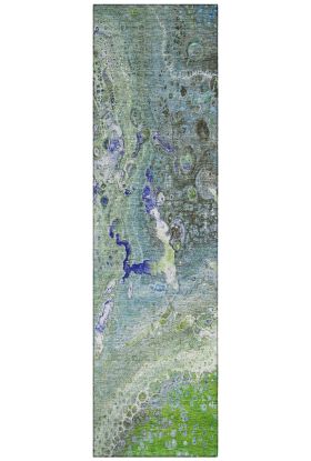 Addison Rugs Chantille Green 2'3" x 7'6" Runner