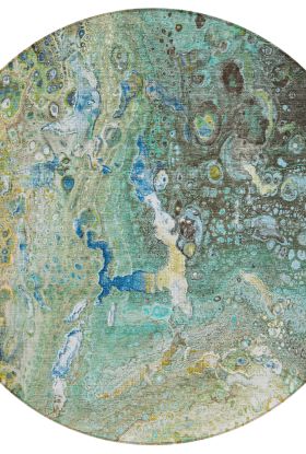 Addison Rugs Chantille Teal 8'0" x 8'0" Round