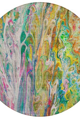 Addison Rugs Chantille Green 8'0" x 8'0" Round