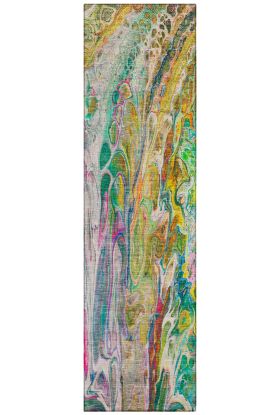Addison Rugs Chantille Green 2'3" x 7'6" Runner