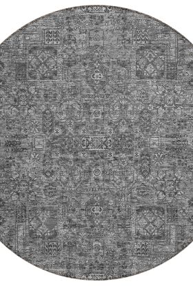Addison Rugs Chantille Charcoal 8'0" x 8'0" Round
