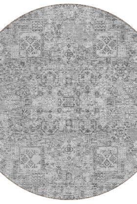 Addison Rugs Chantille Gray 8'0" x 8'0" Round