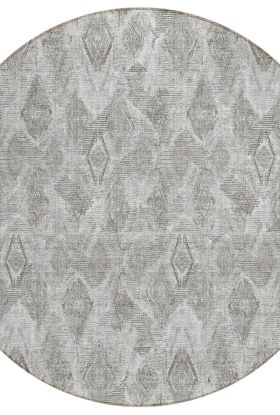 Addison Rugs Chantille Silver 8'0" x 8'0" Round