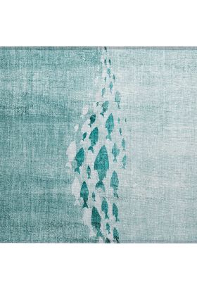 Addison Rugs Chantille Teal 1'8" x 2'6"