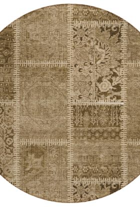 Addison Rugs Chantille Brown 8'0" x 8'0" Round