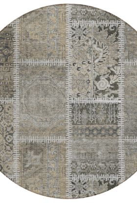 Addison Rugs Chantille Taupe 8'0" x 8'0" Round