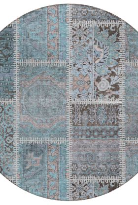 Addison Rugs Chantille Teal 8'0" x 8'0" Round