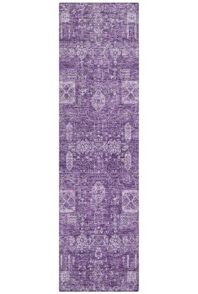 Addison Rugs Chantille Purple 2'3" x 7'6" Runner
